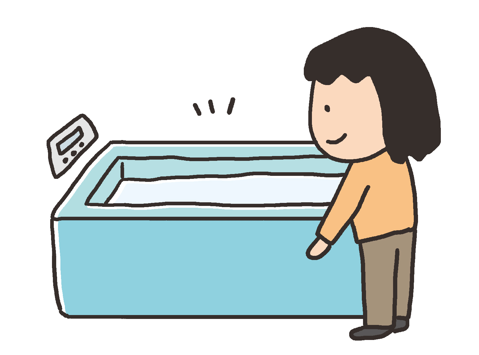 防災用に水を貯めておく