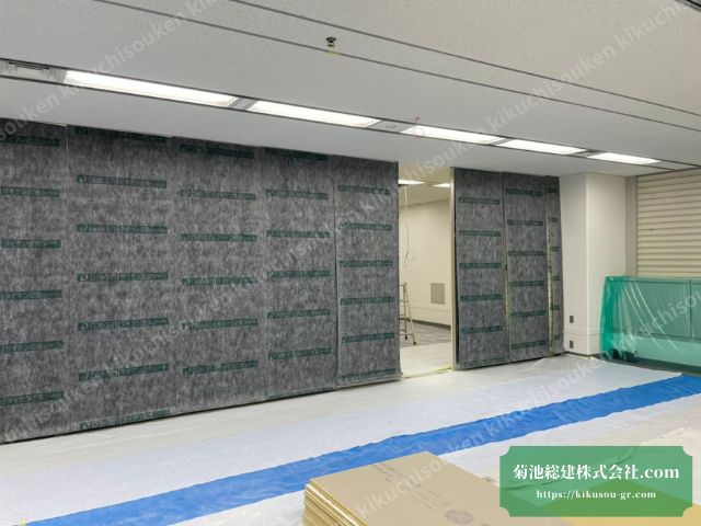 遮音シートとは?|品川区 移転オフィス 内装工事 その効果と活用方法を施工事例共に徹底解説! - 菊池総建株式会社